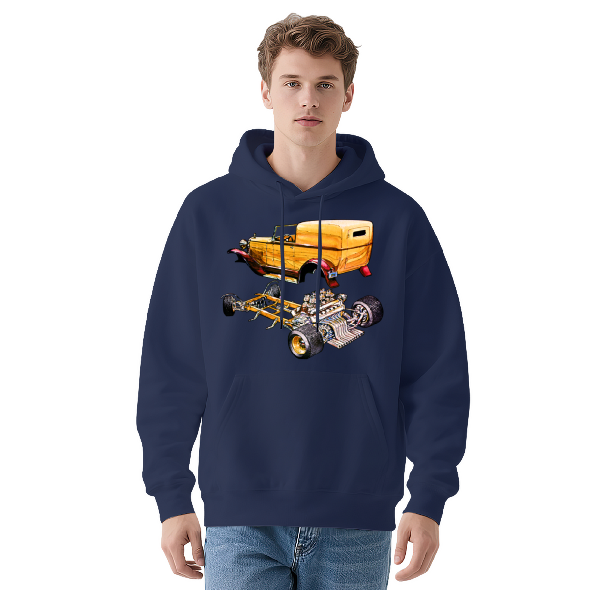 Automotive Hoodie - Eye-Catching Art Design Sweatshirt #0630 product image 10