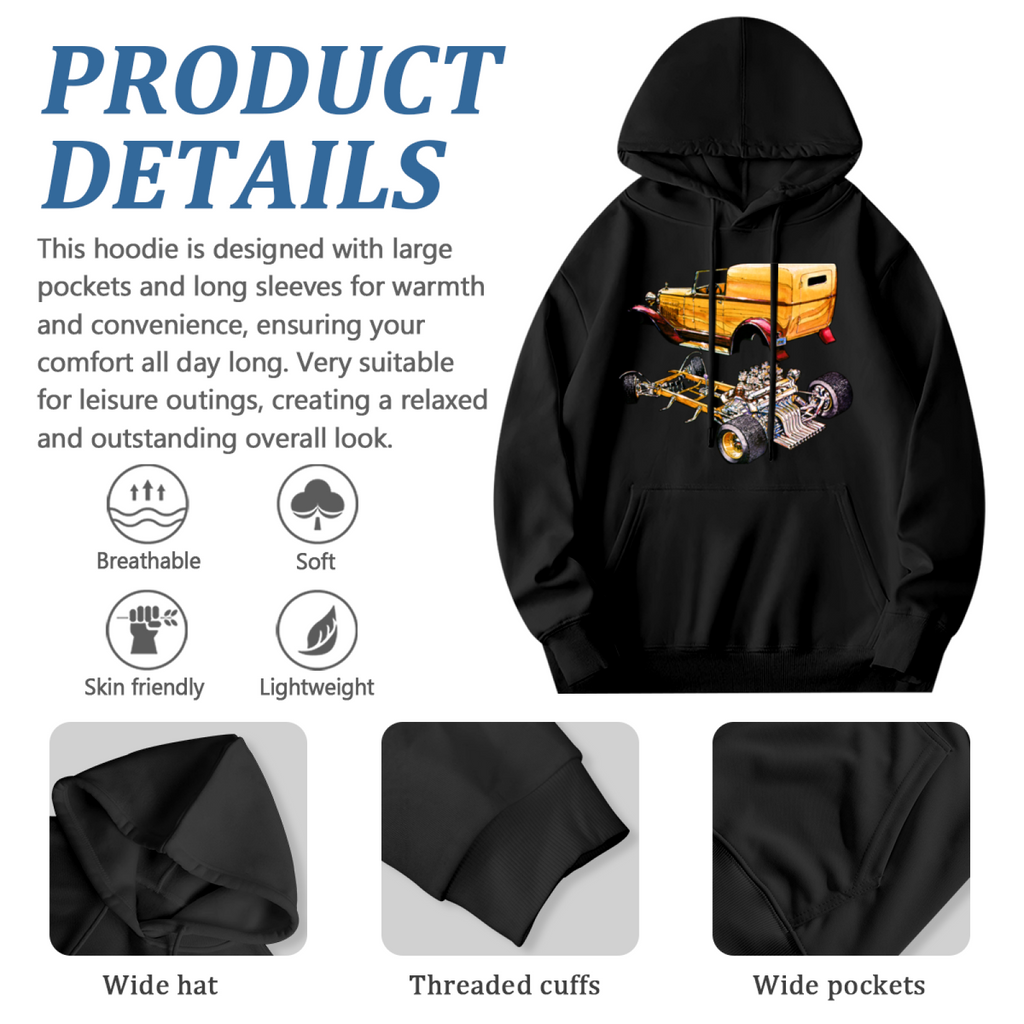Automotive Hoodie - Eye-Catching Art Design Sweatshirt #0630 product image 6
