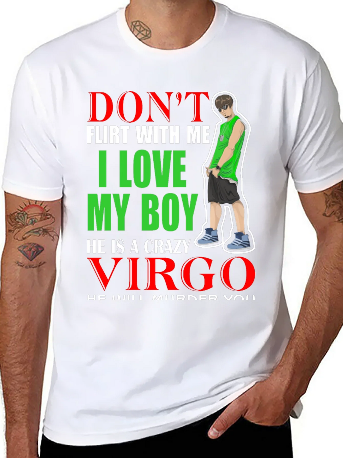 Virgo Boyfriend Graphic T-Shirt product image 6
