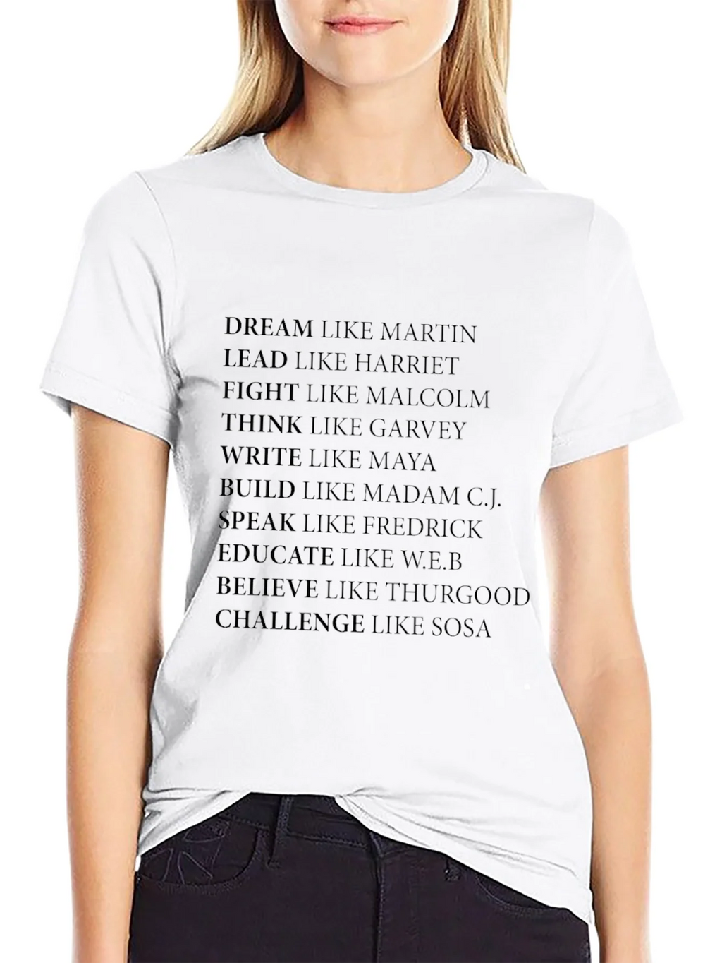 Inspirational Leaders Black T-Shirt product image 8