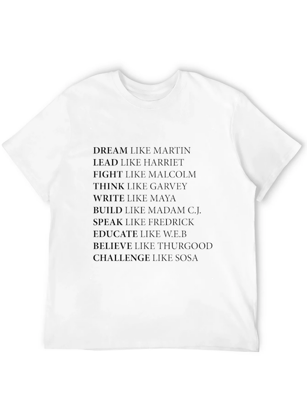 Inspirational Leaders Black T-Shirt product image 11