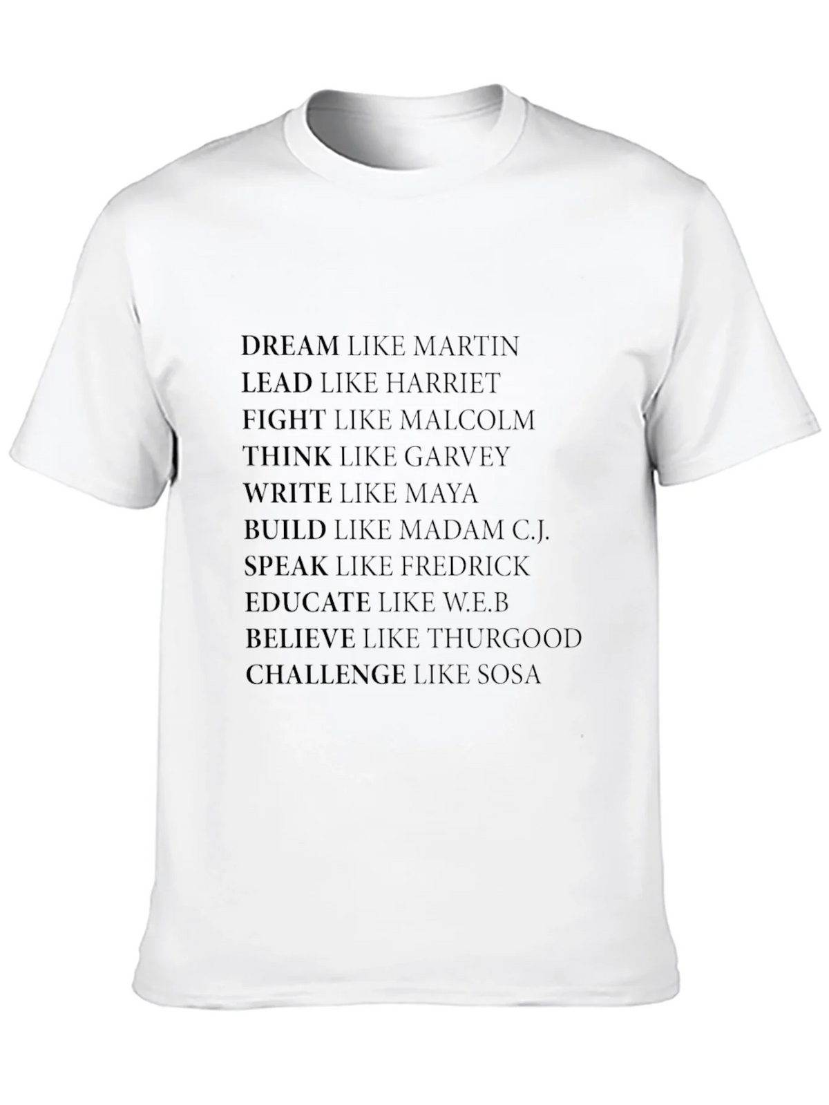 Inspirational Leaders Black T-Shirt product image 9