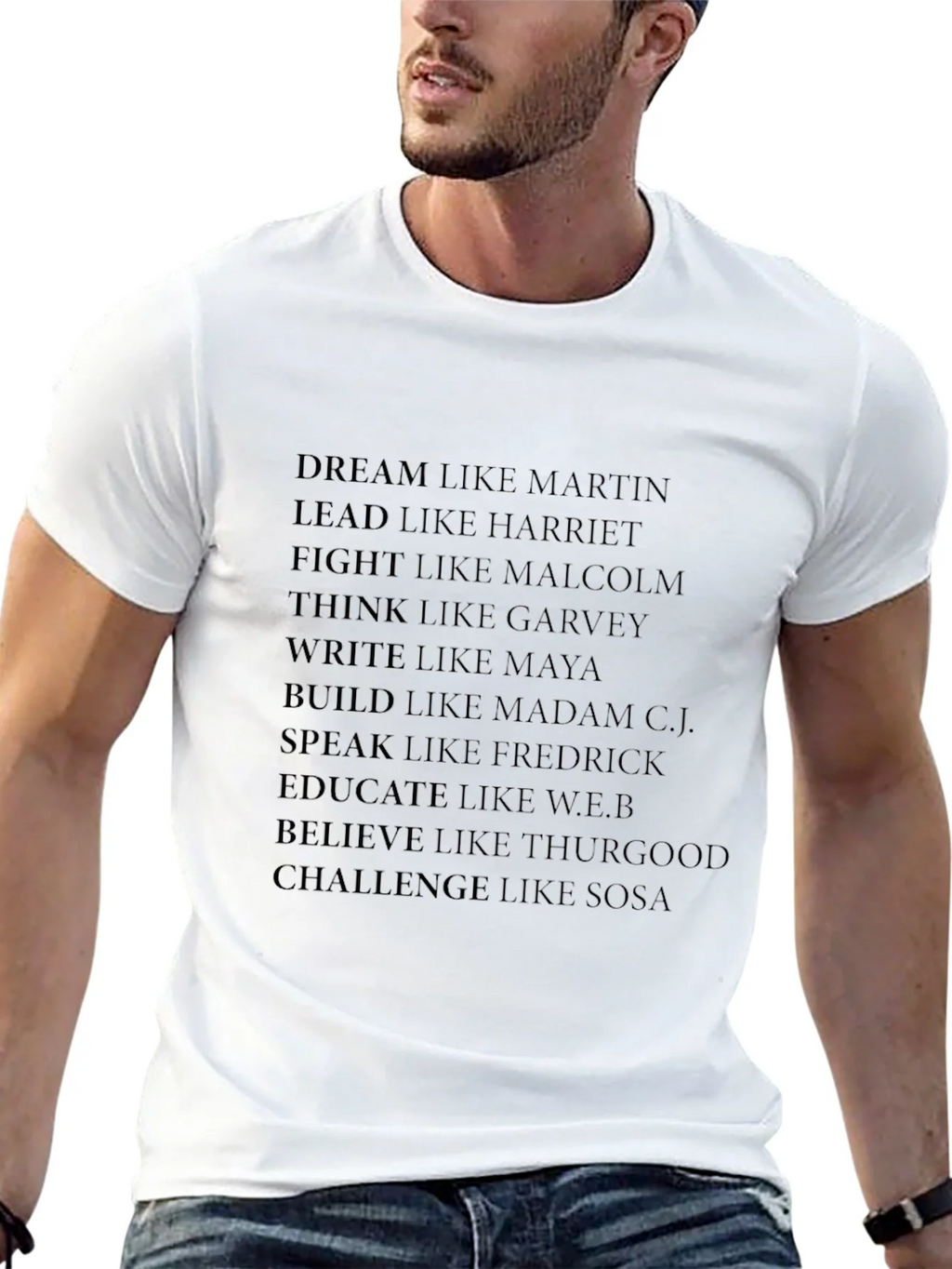 Inspirational Leaders Black T-Shirt product image 12