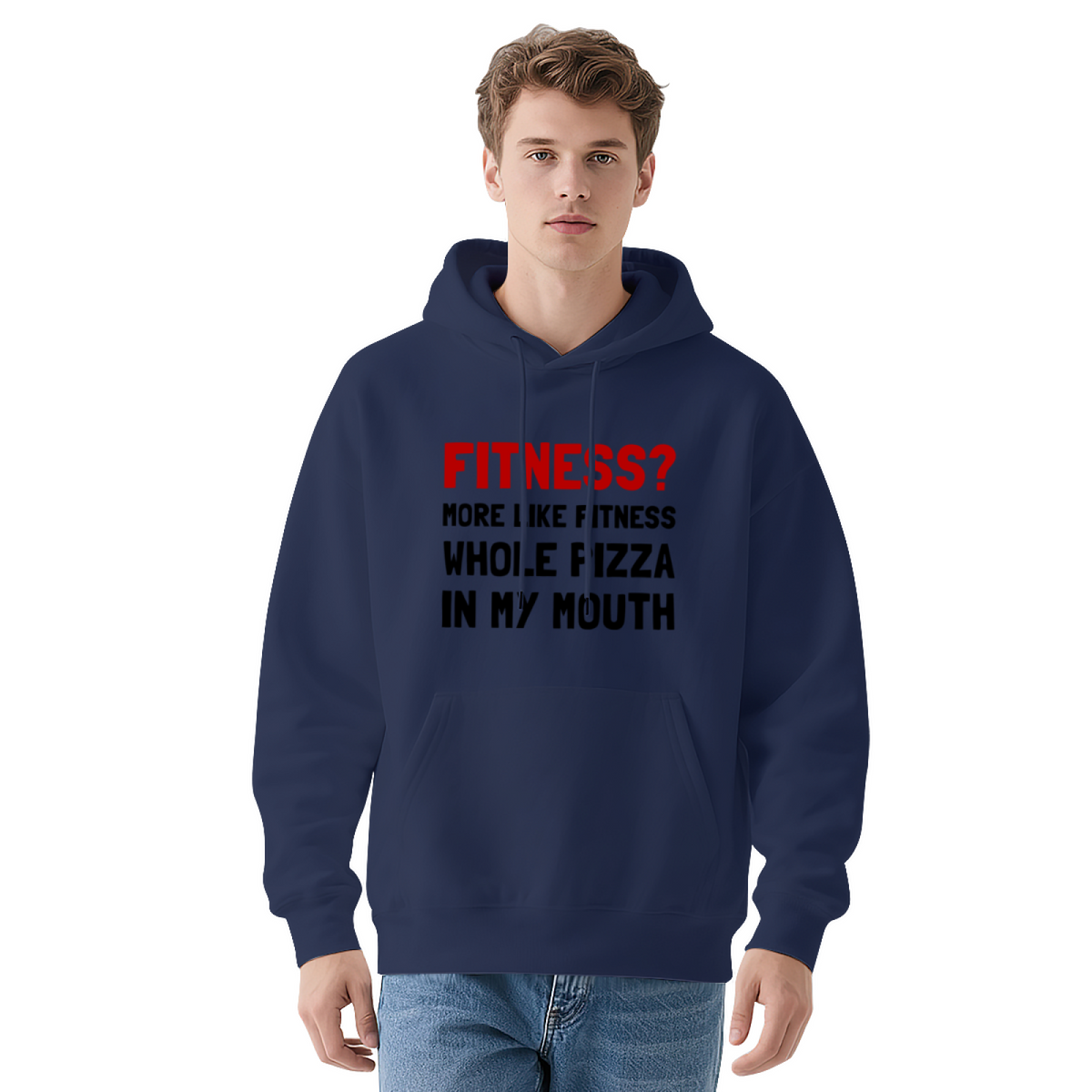 Fitness Gym Pullover Hoodie - Bold Statement Graphic #0648 product image 10
