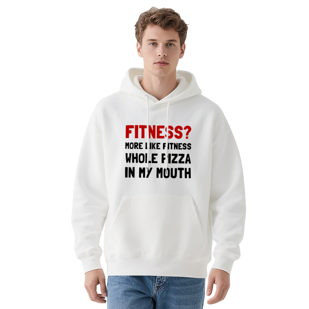 Fitness Gym Pullover Hoodie - Bold Statement Graphic #0648 product image 1