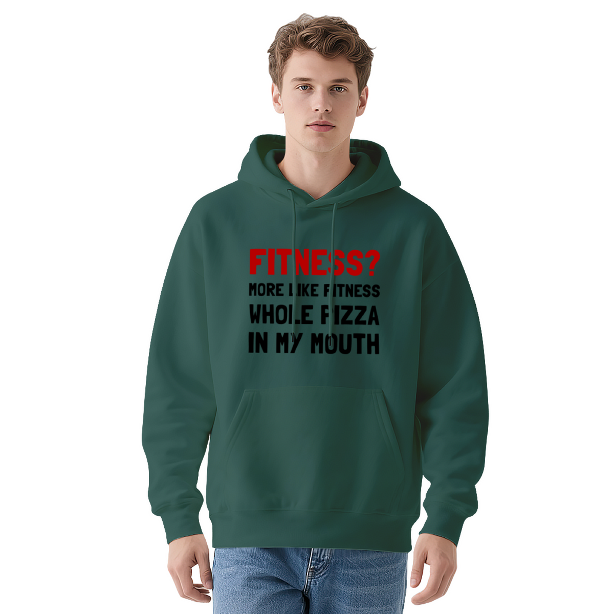 Fitness Gym Pullover Hoodie - Bold Statement Graphic #0648 product image 13