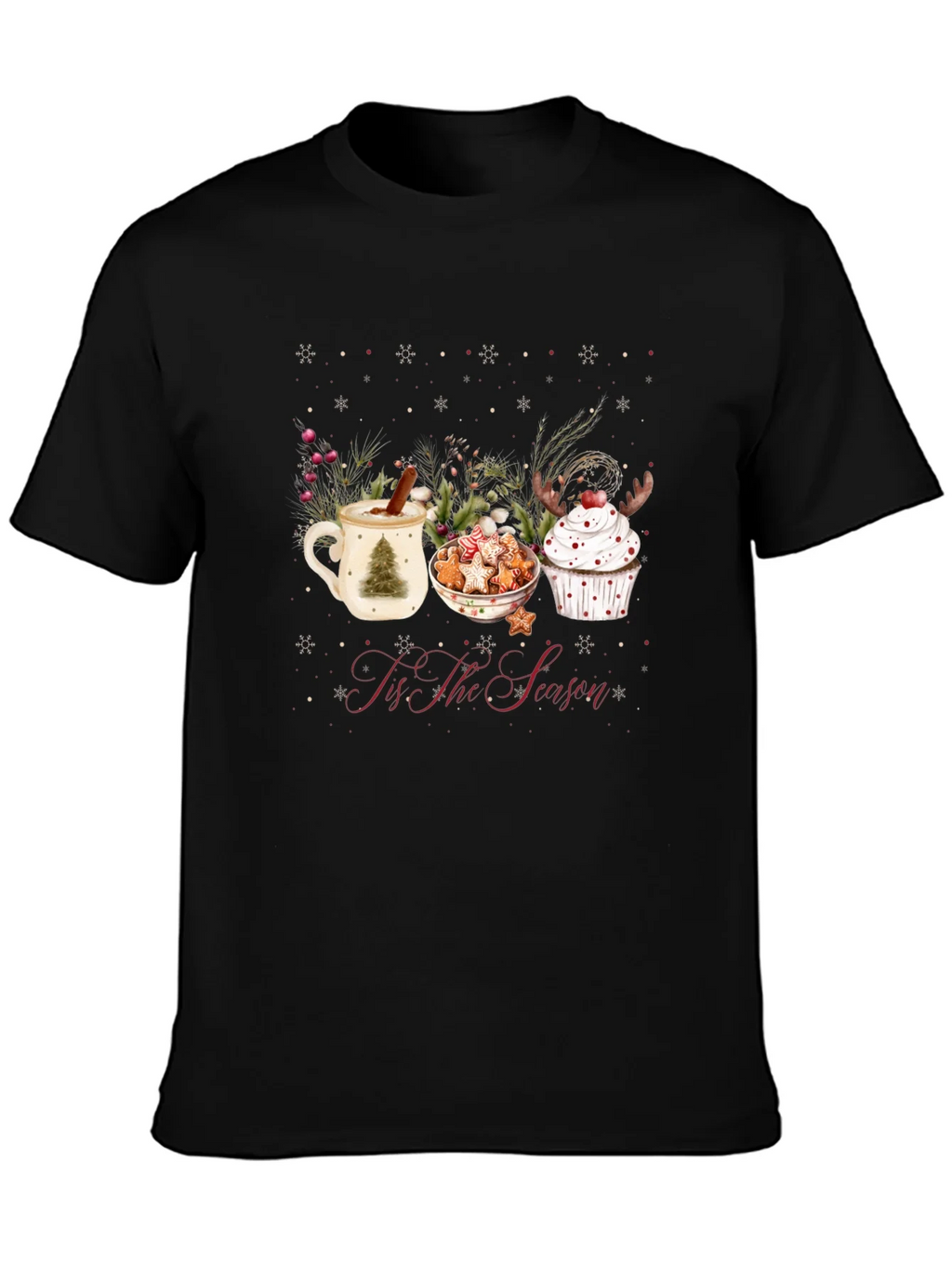 Festive Christmas Treats Graphic Tee product image 3