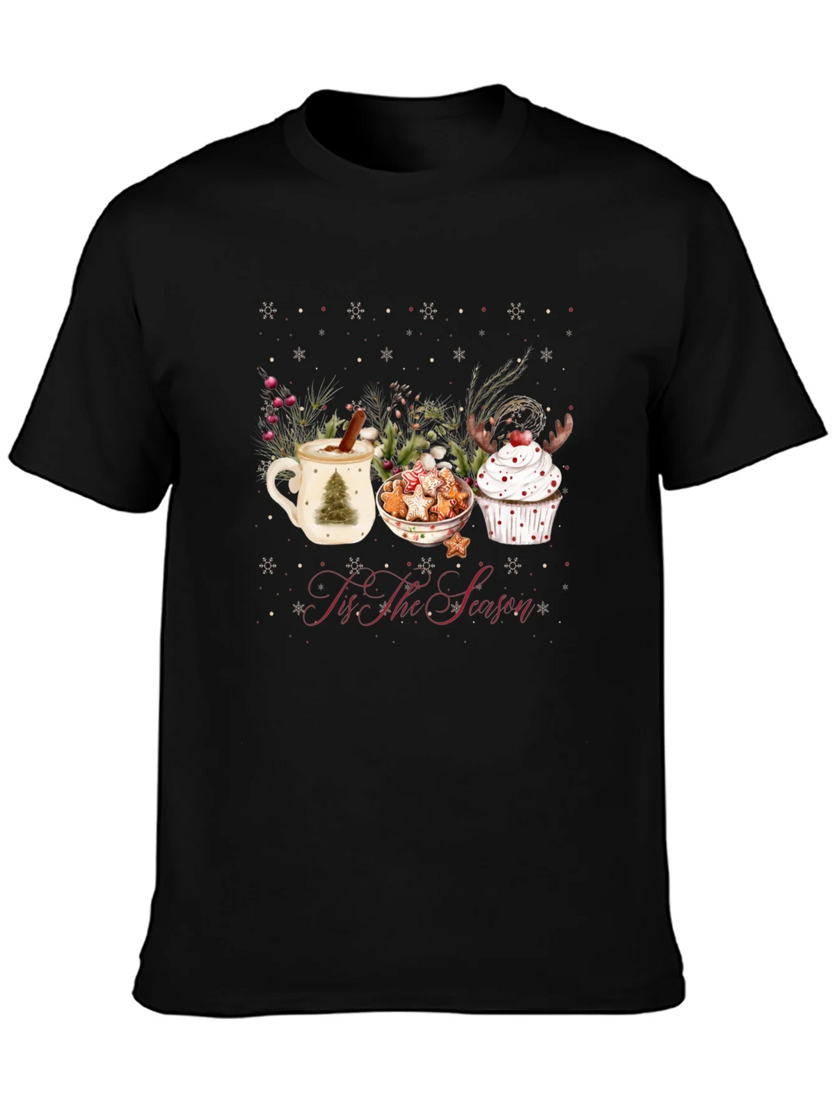 Festive Christmas Treats Graphic Tee product image 3