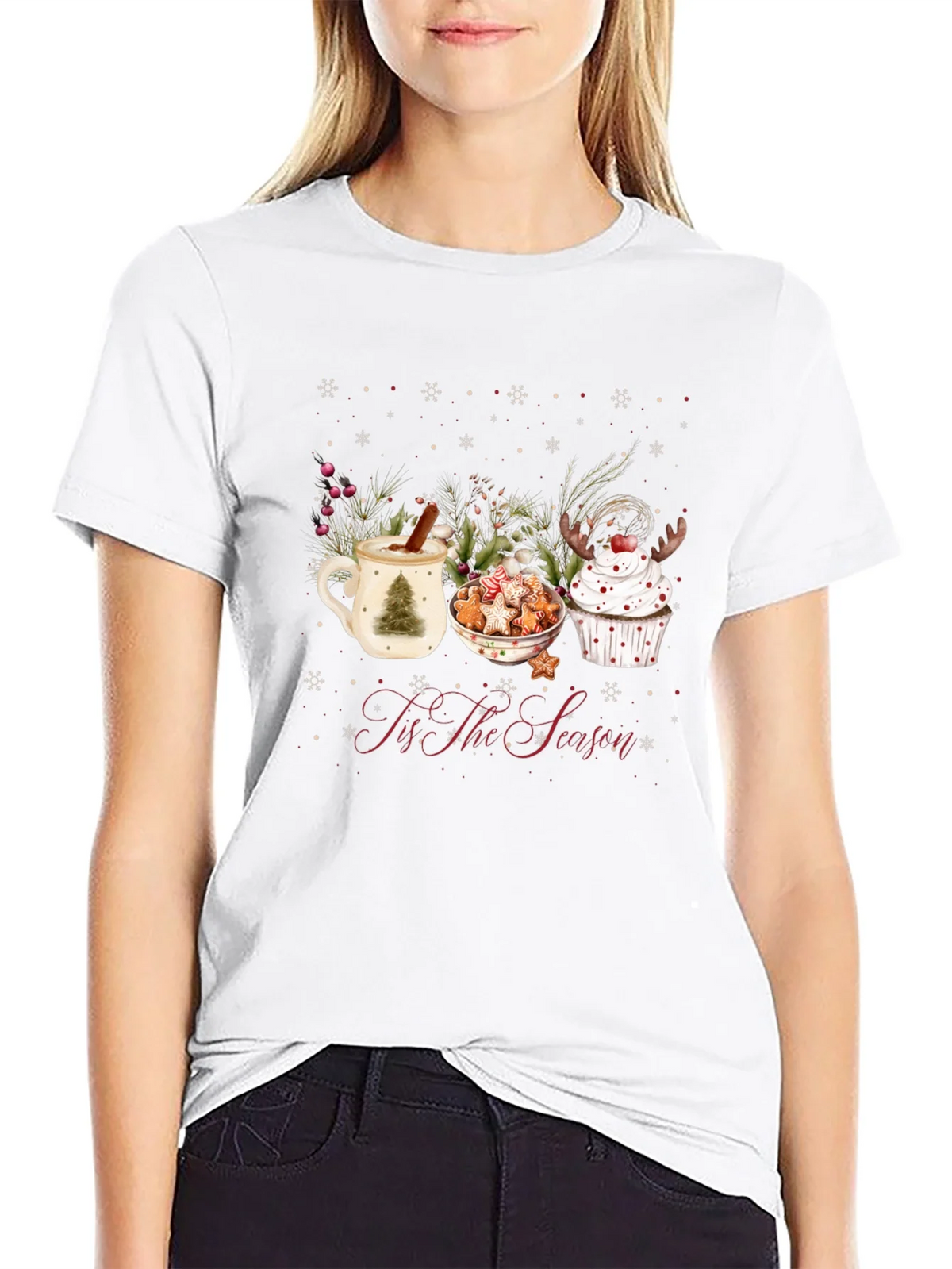 Festive Christmas Treats Graphic Tee product image 8