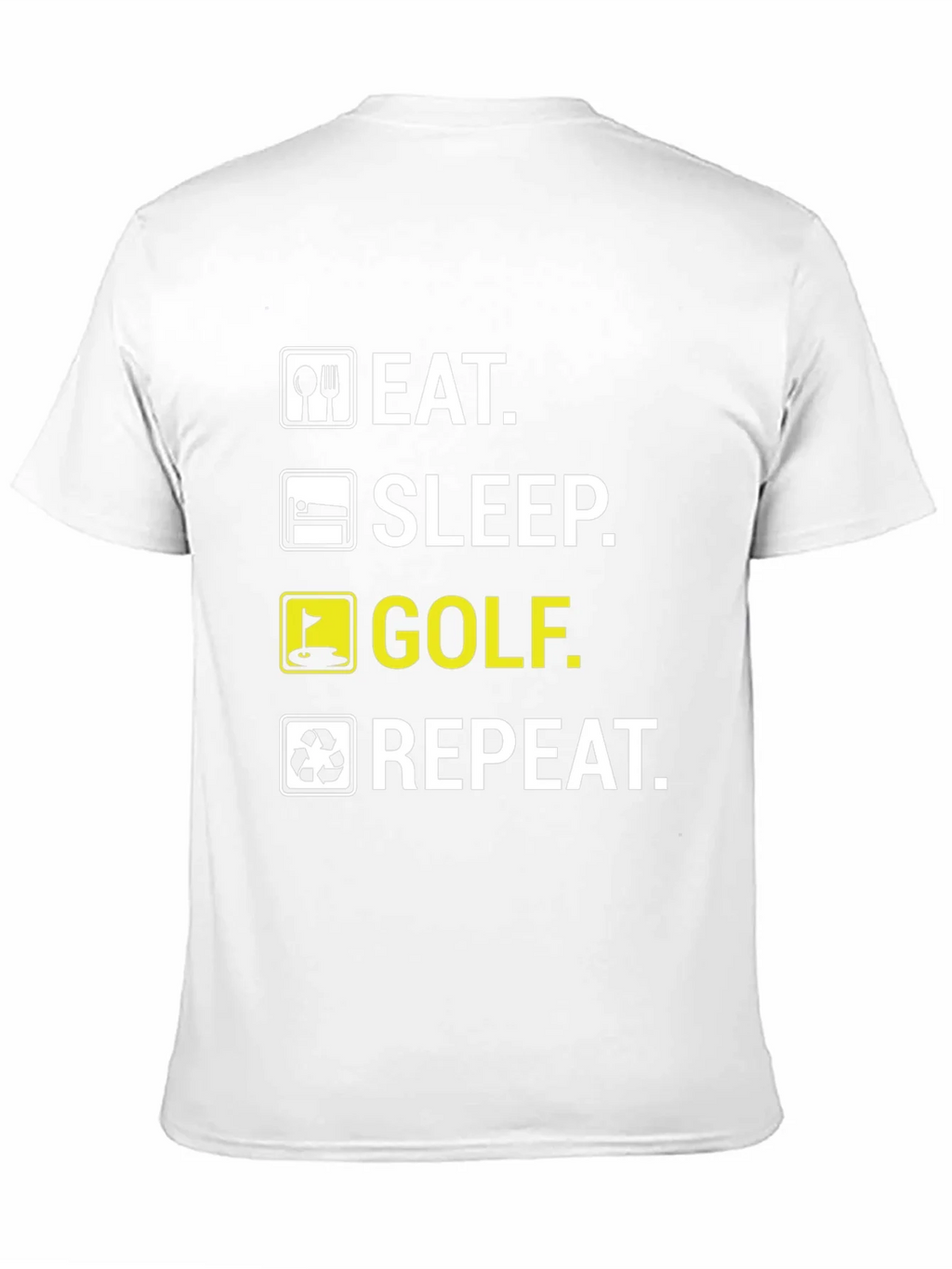 Eat Sleep Golf Repeat Funny T-Shirt product image 10