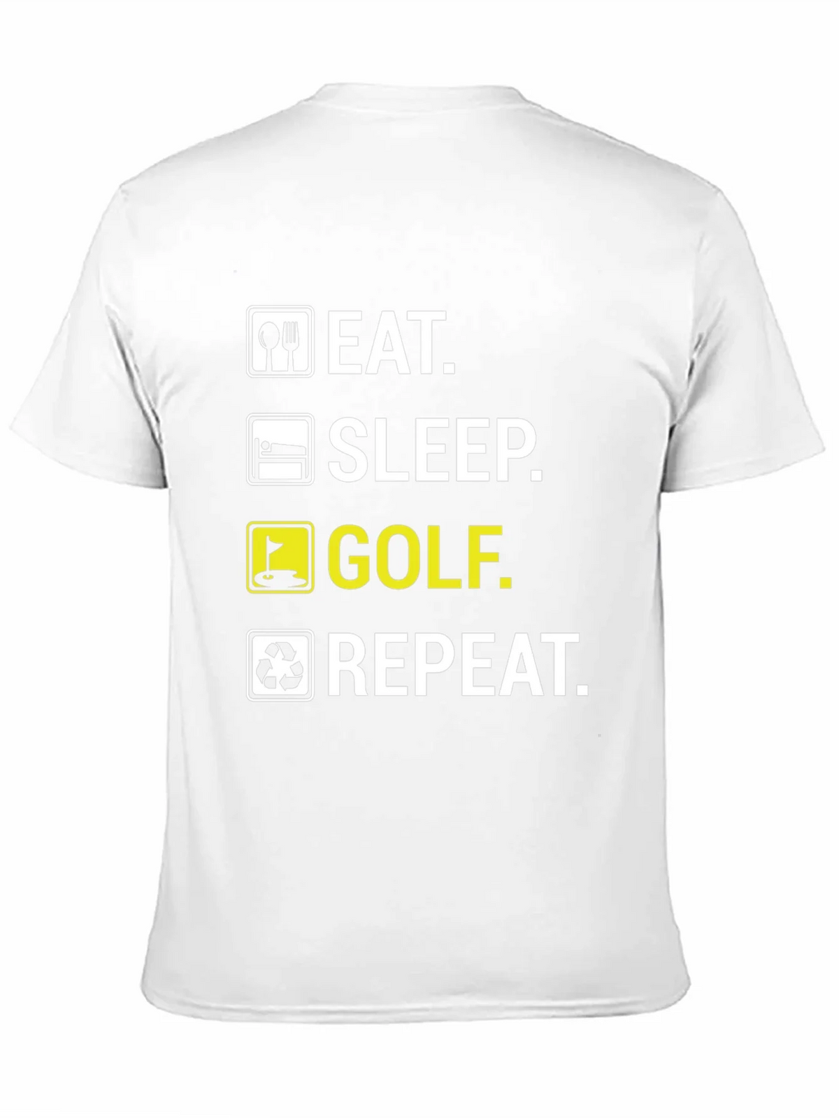 Eat Sleep Golf Repeat Funny T-Shirt product image 10