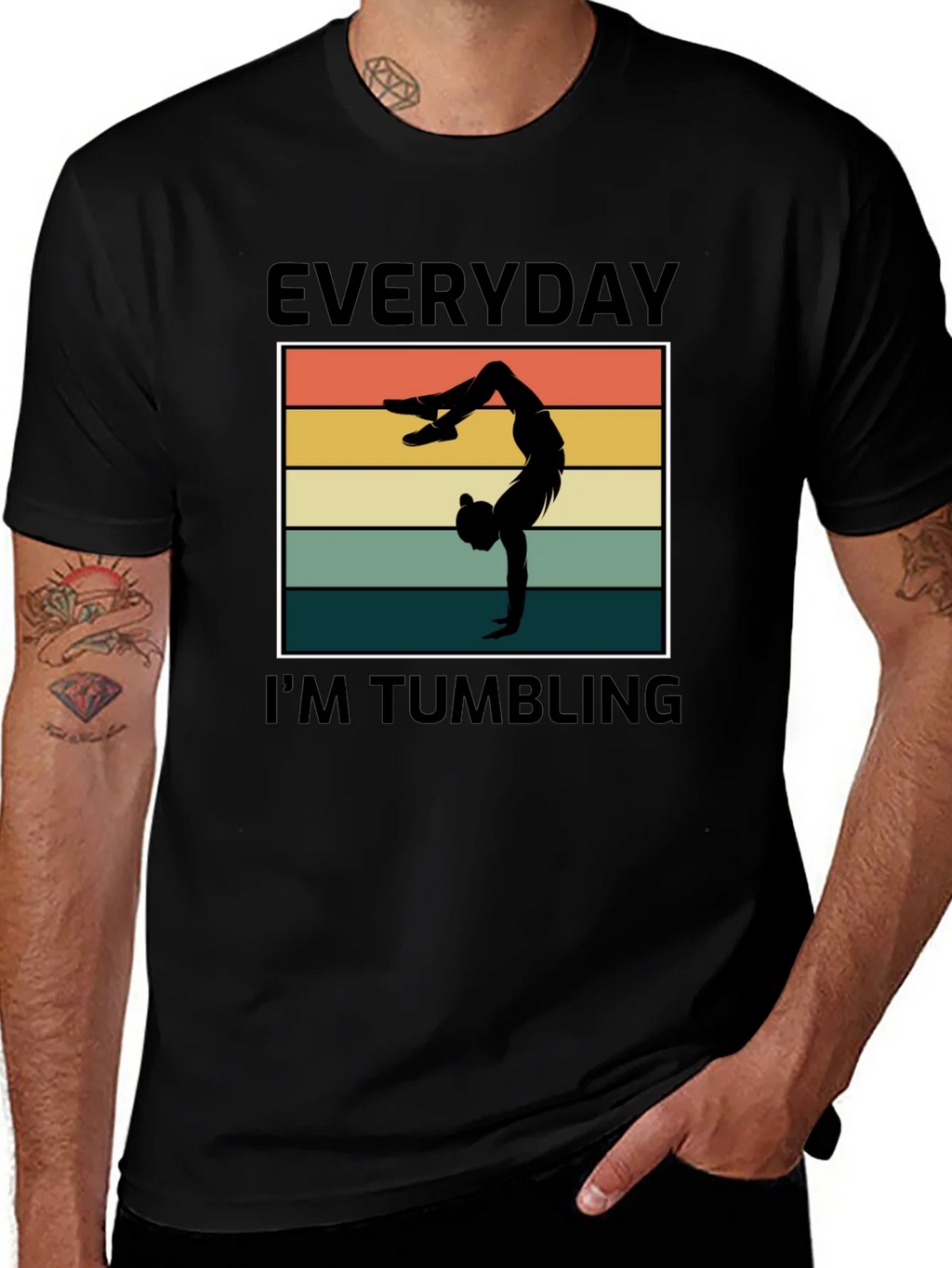 Everyday Im Tumbling Graphic Tee product image 1