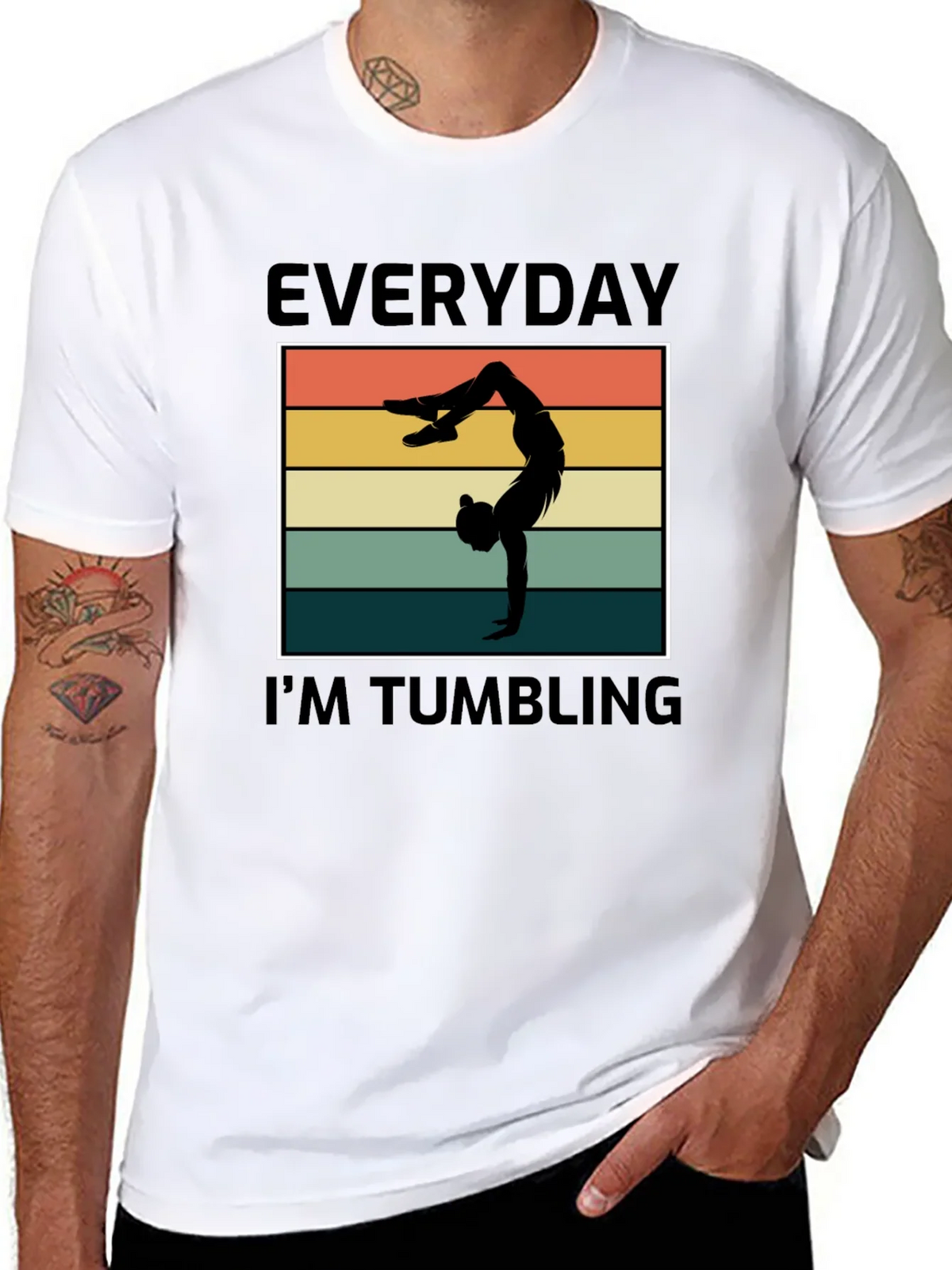 Everyday Im Tumbling Graphic Tee product image 7