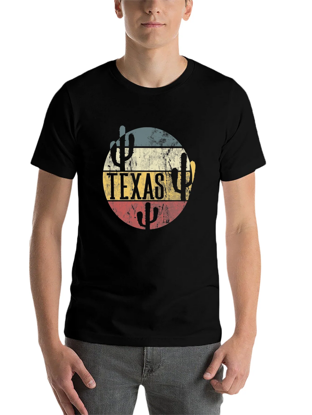 Texas Desert Cactus Graphic T-Shirt product image 4