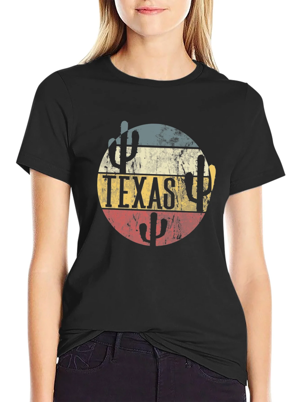 Texas Desert Cactus Graphic T-Shirt product image 2