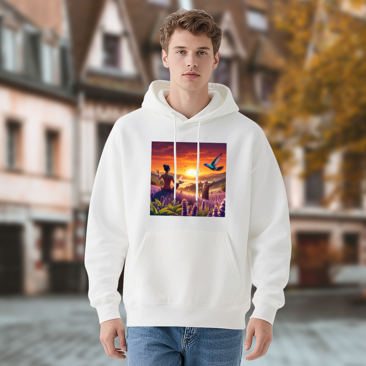 Urban Streetwear Hoodie - Bold Graphic Design Sweatshirt product image 4