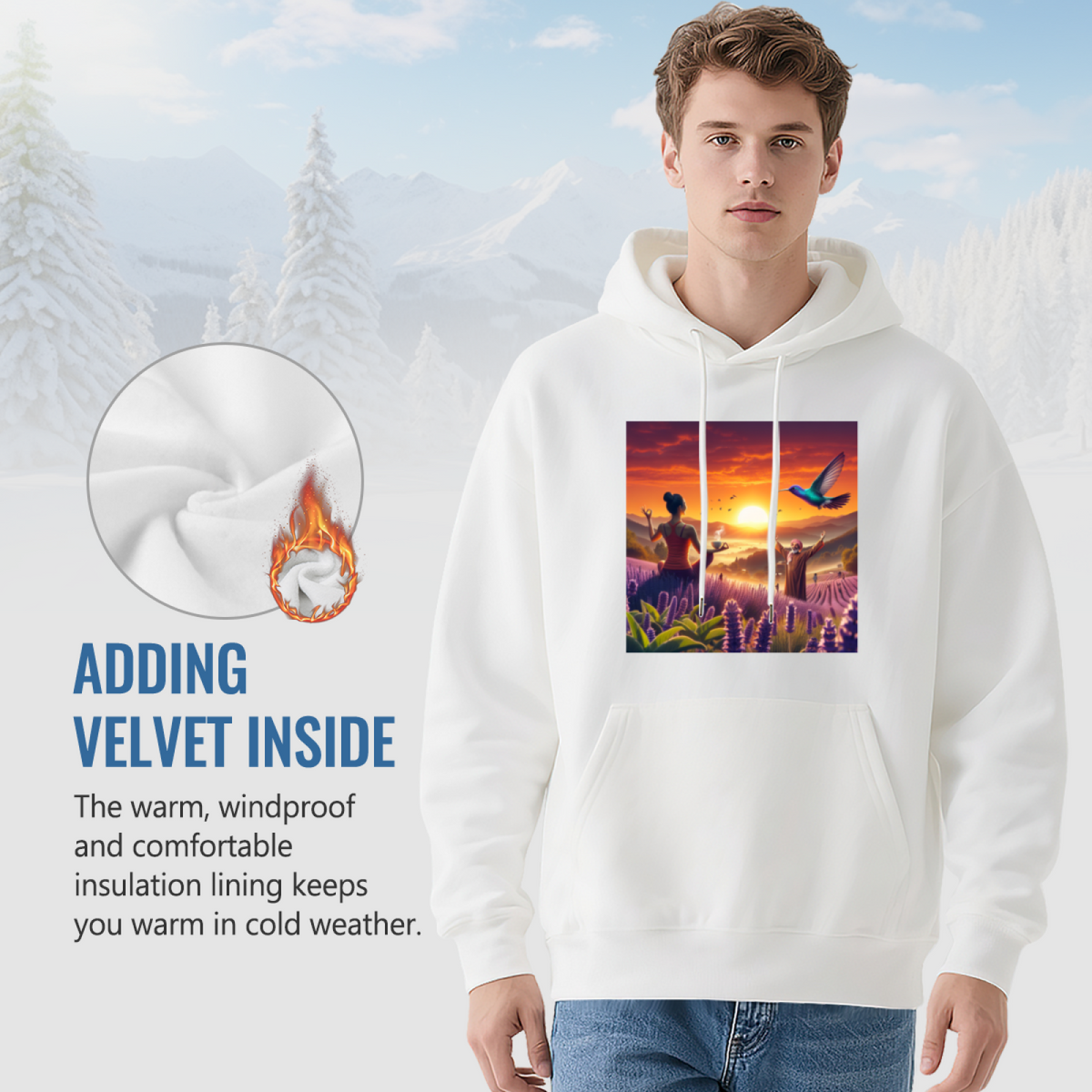 Urban Streetwear Hoodie - Bold Graphic Design Sweatshirt product image 7