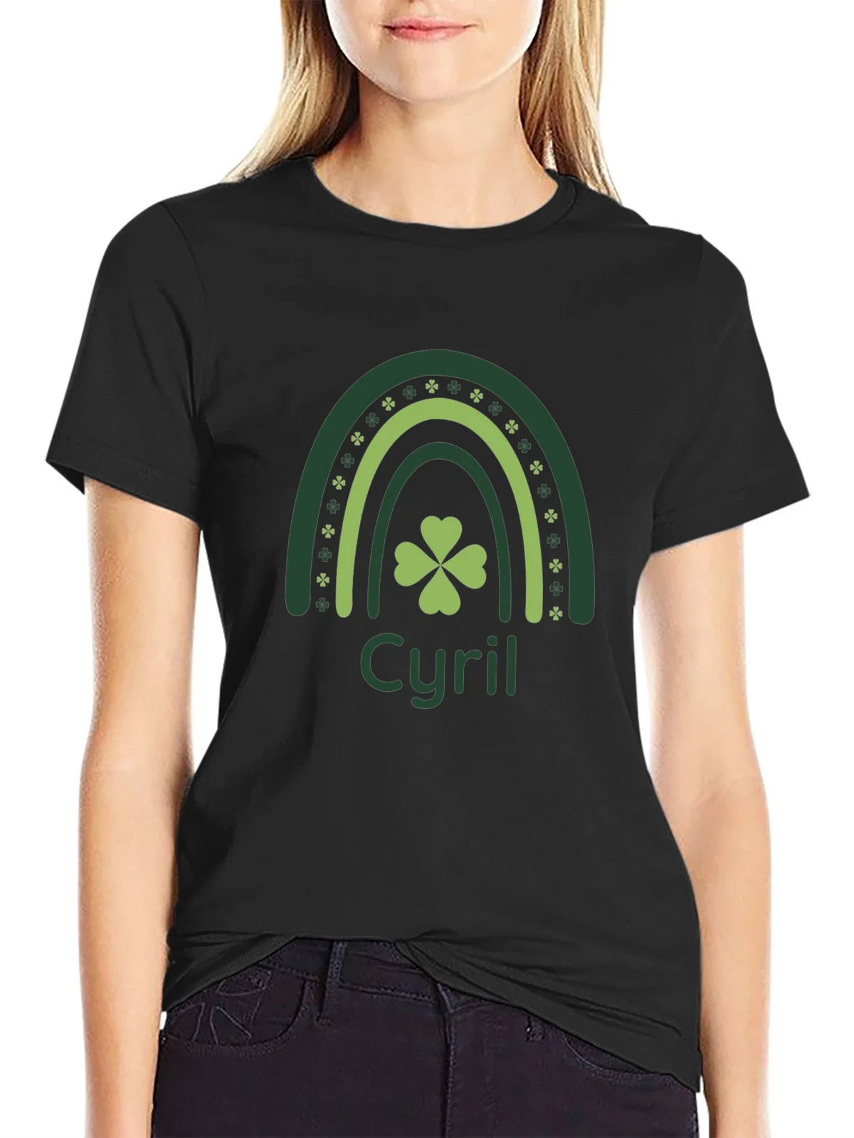 Cyril St. Patricks Day Clover Rainbow Tee product image 2
