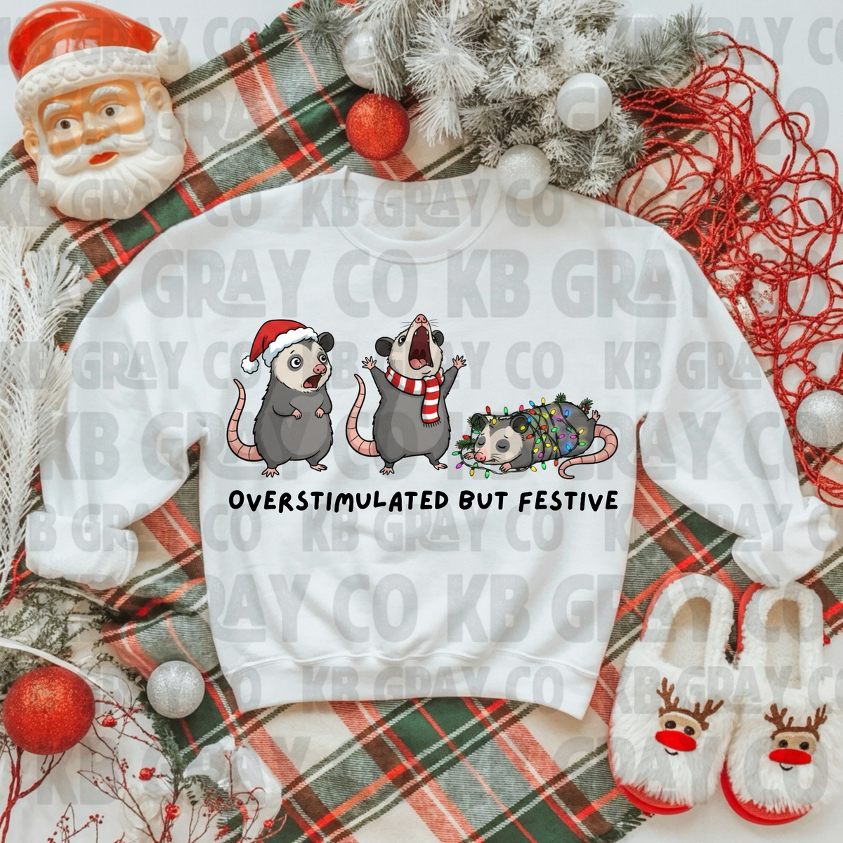 Overstimulated but festive