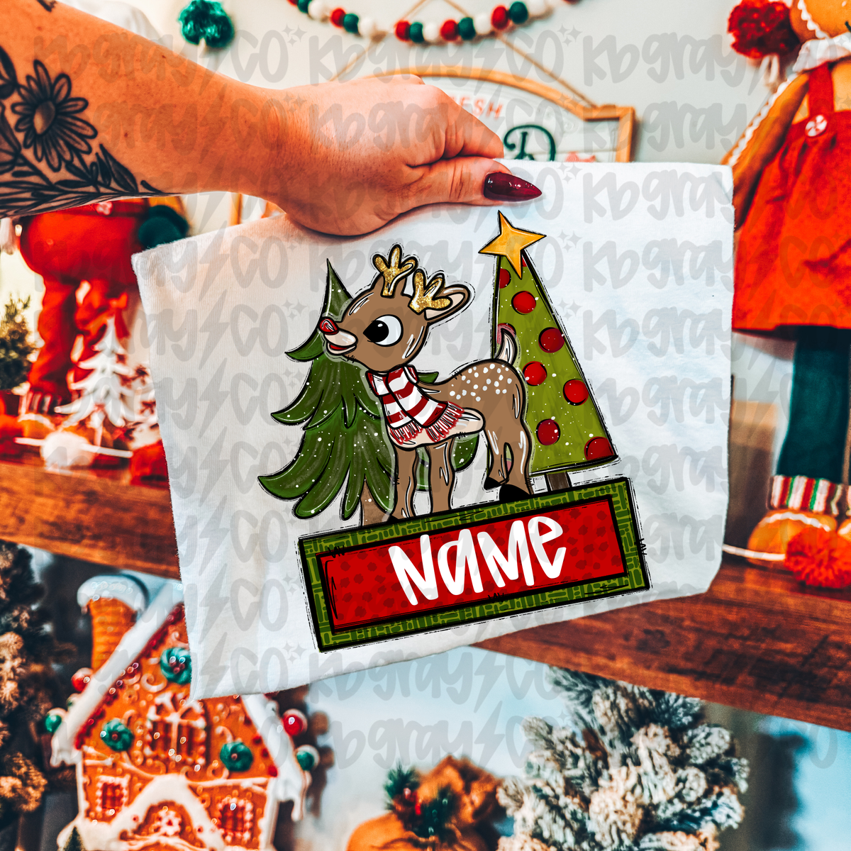 Custom Name Christmas - Adult