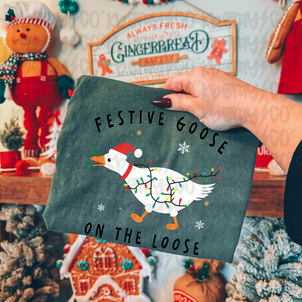 Festive Goose on the Loose