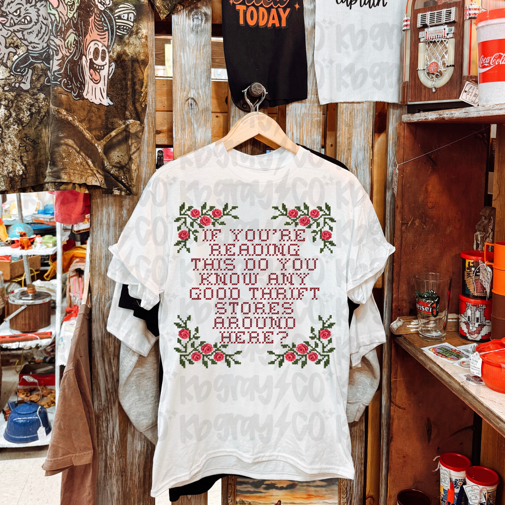 If you can read this - thrifting