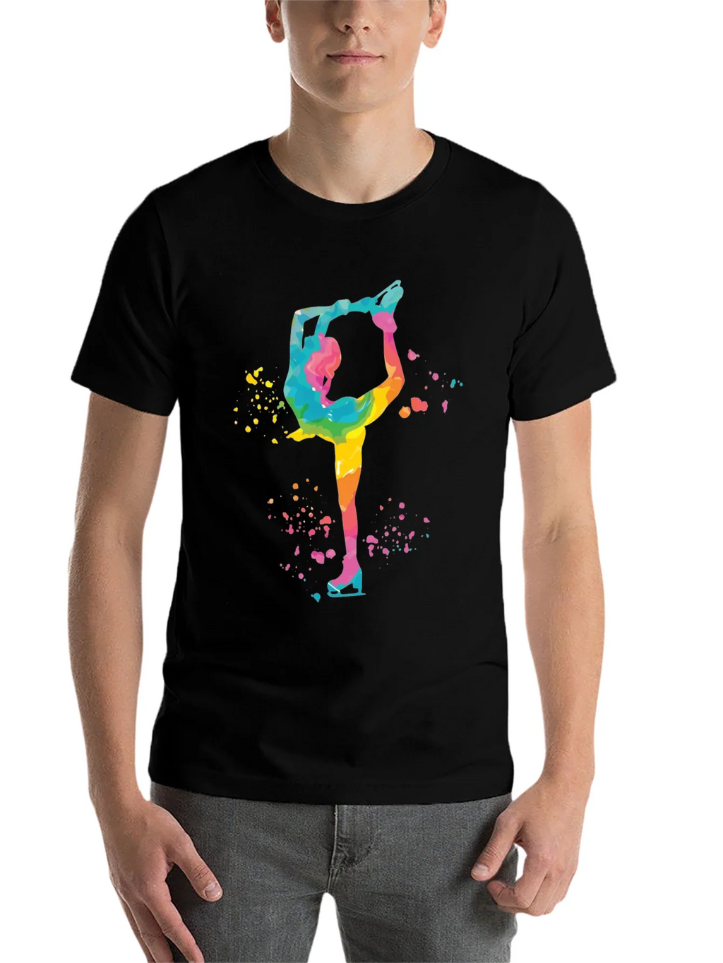 Figure Skating Colorful T-Shirt product image 4