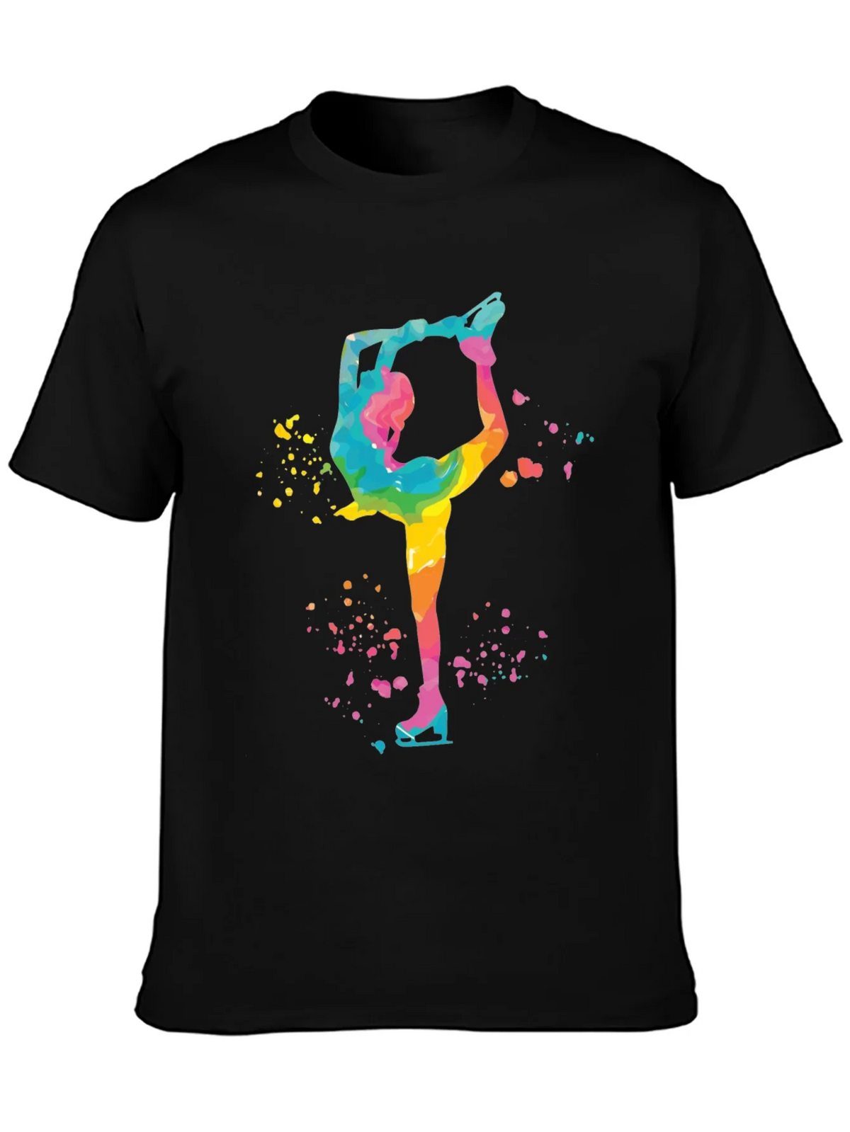 Figure Skating Colorful T-Shirt product image 3