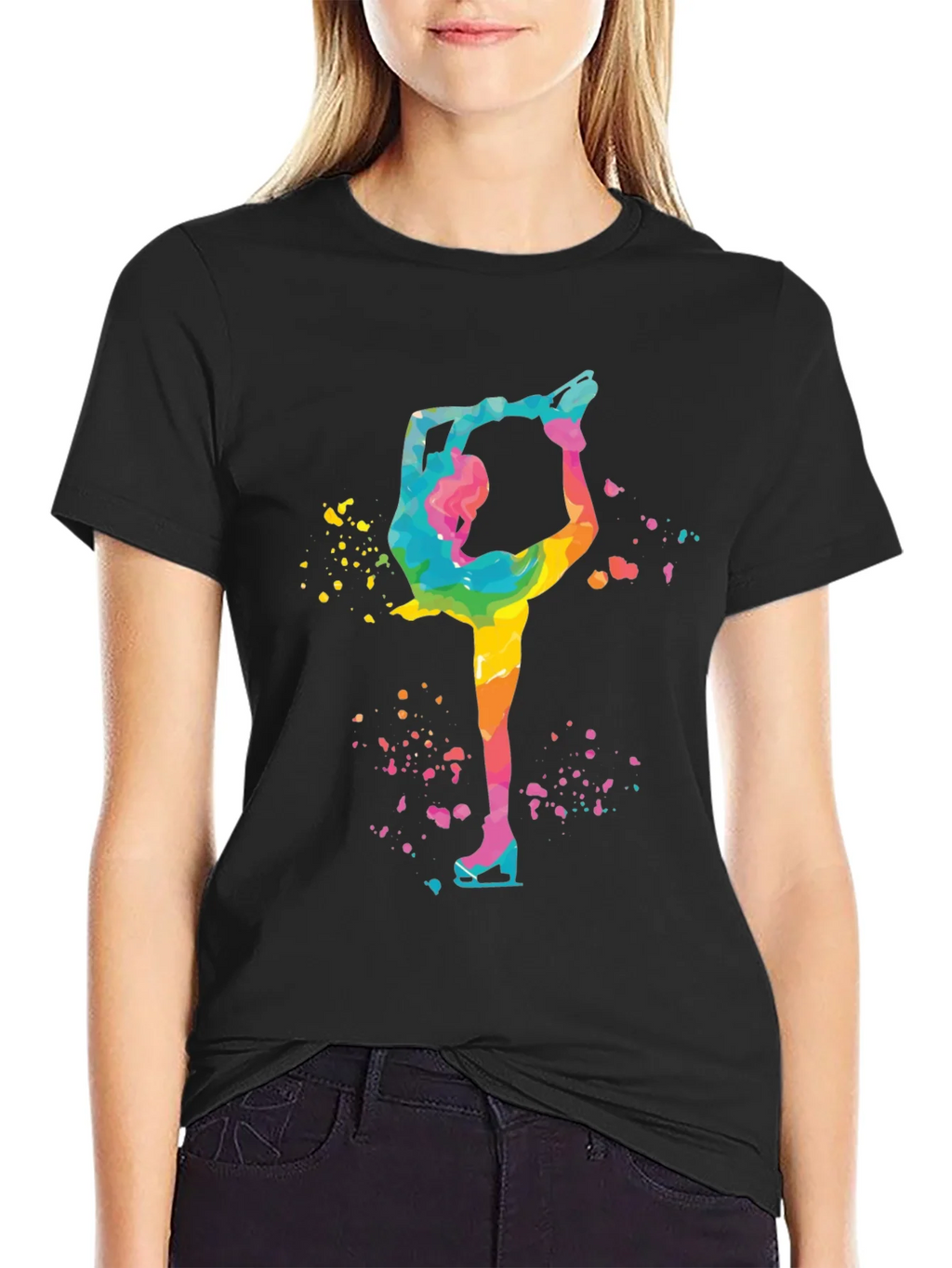 Figure Skating Colorful T-Shirt product image 2
