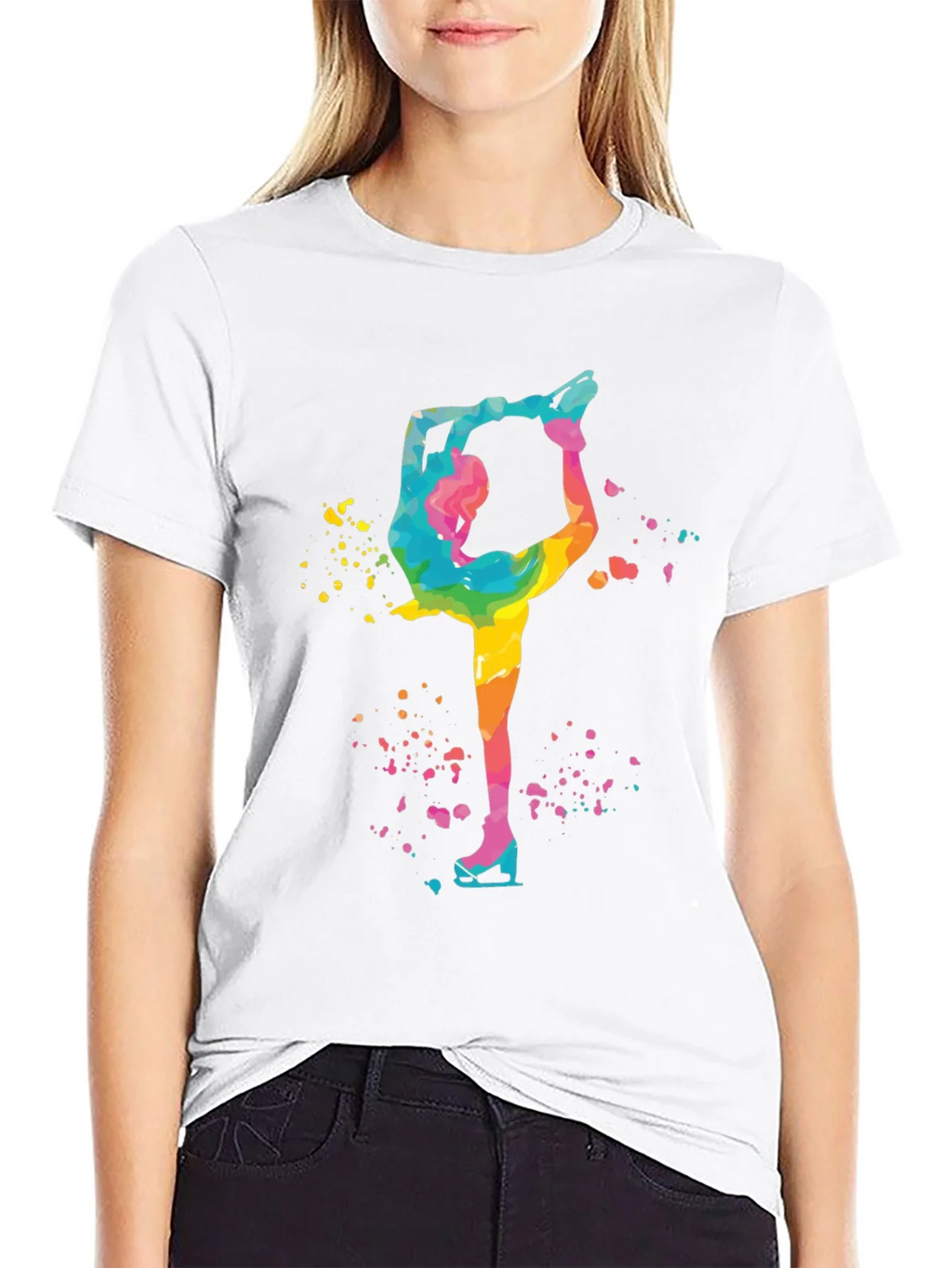Figure Skating Colorful T-Shirt product image 8
