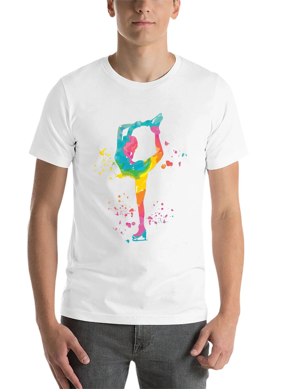 Figure Skating Colorful T-Shirt product image 10