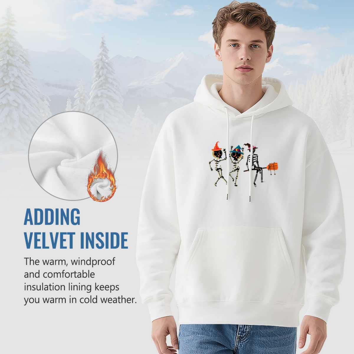 Halloween Spooky Hoodie - Stand Out Design Pullover #0647 product image 7
