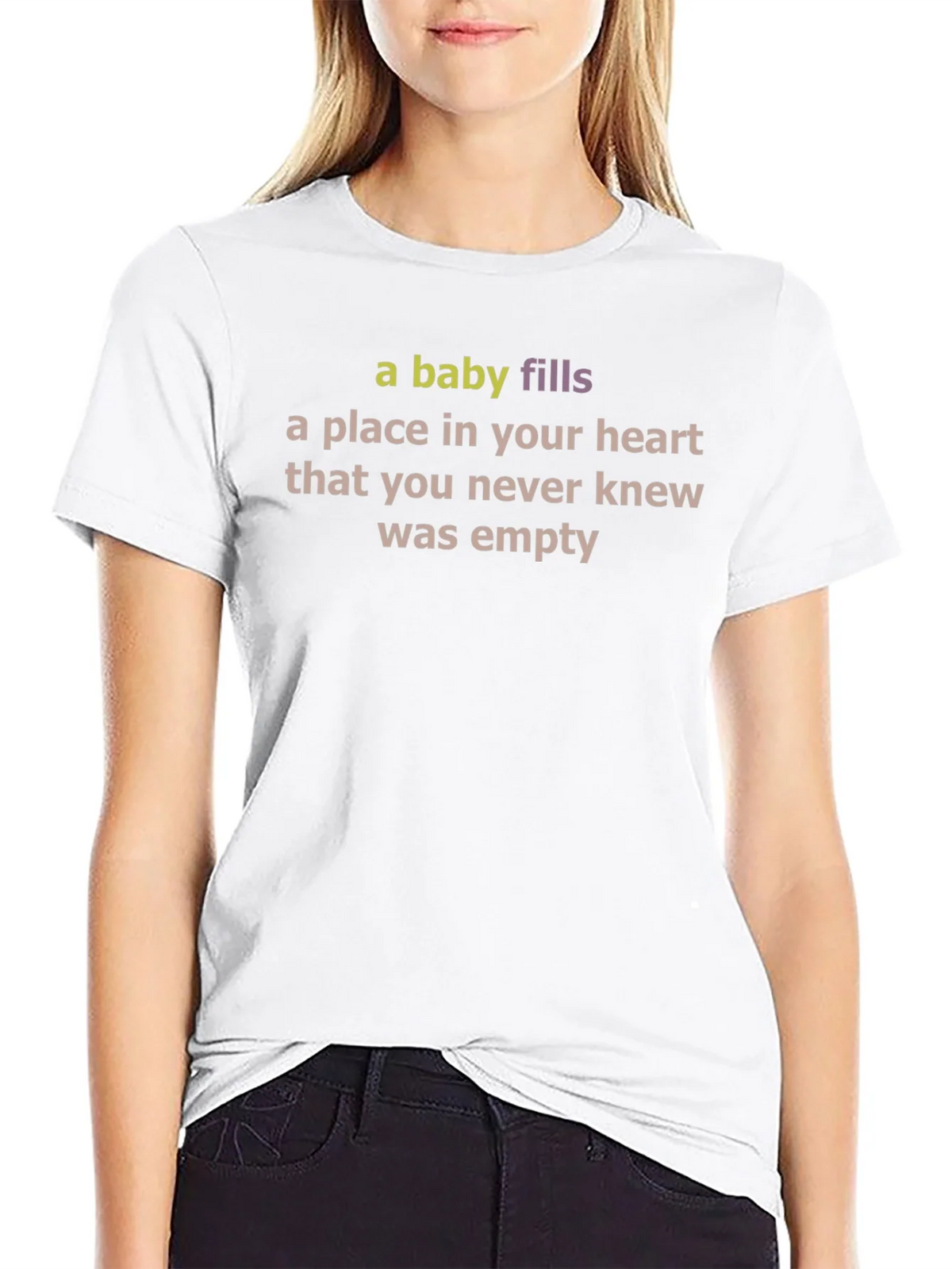 A Baby Fills Your Heart T-Shirt - Unisex product image 8