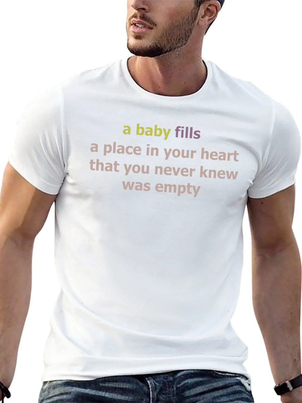 A Baby Fills Your Heart T-Shirt - Unisex product image 12