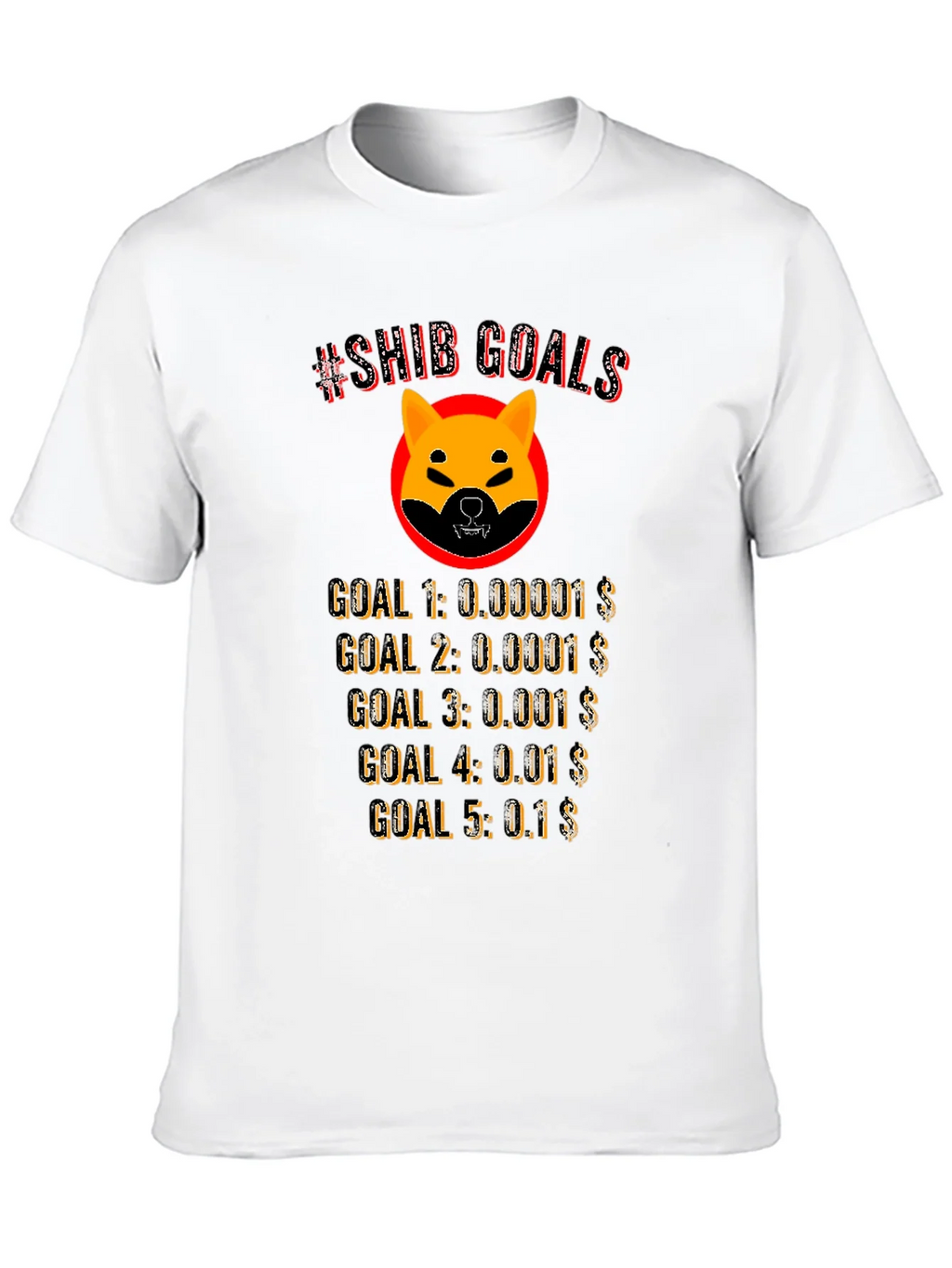 Shiba Inu Crypto Goals T-Shirt product image 7