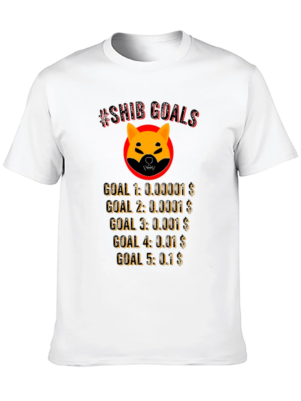 Shiba Inu Crypto Goals T-Shirt product image 7