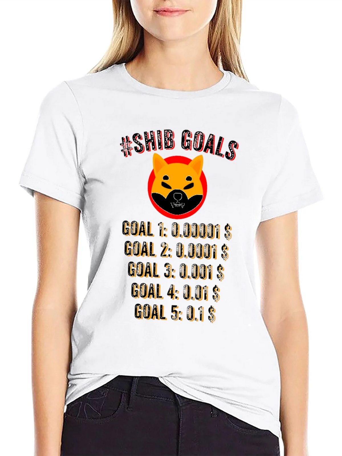 Shiba Inu Crypto Goals T-Shirt product image 6