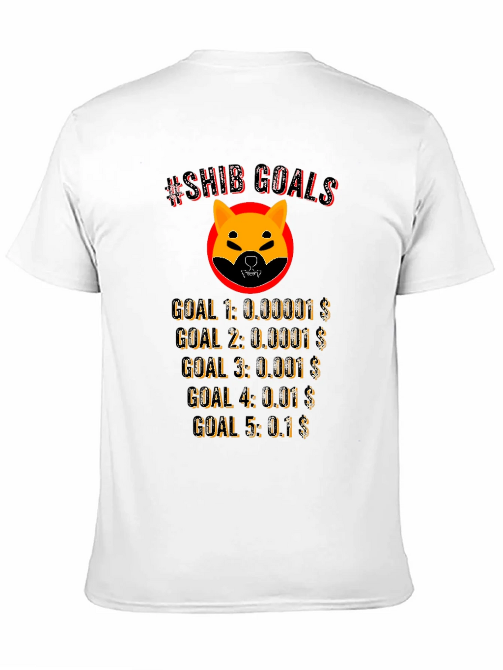 Shiba Inu Crypto Goals T-Shirt product image 8