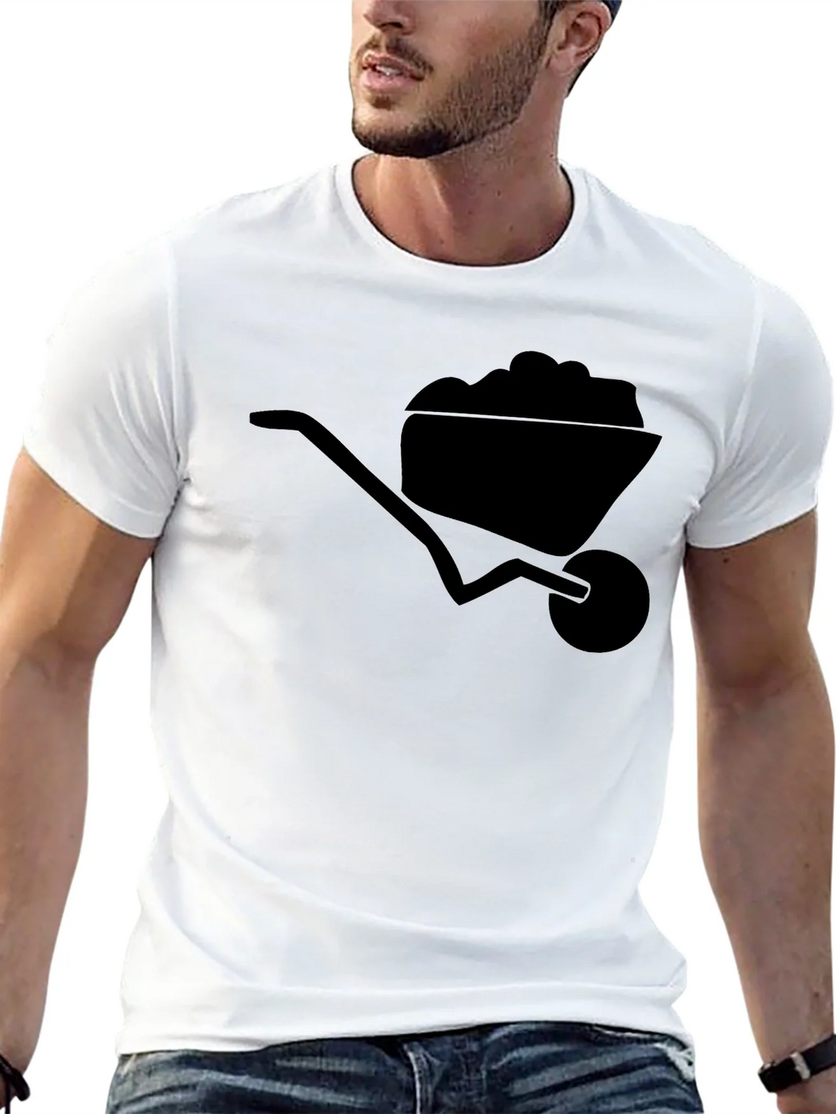Wheelbarrow Graphic T-Shirt product image 12