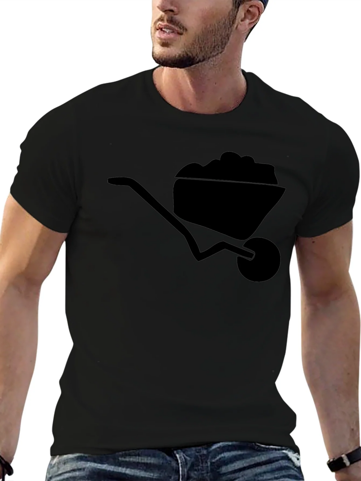 Wheelbarrow Graphic T-Shirt product image 6