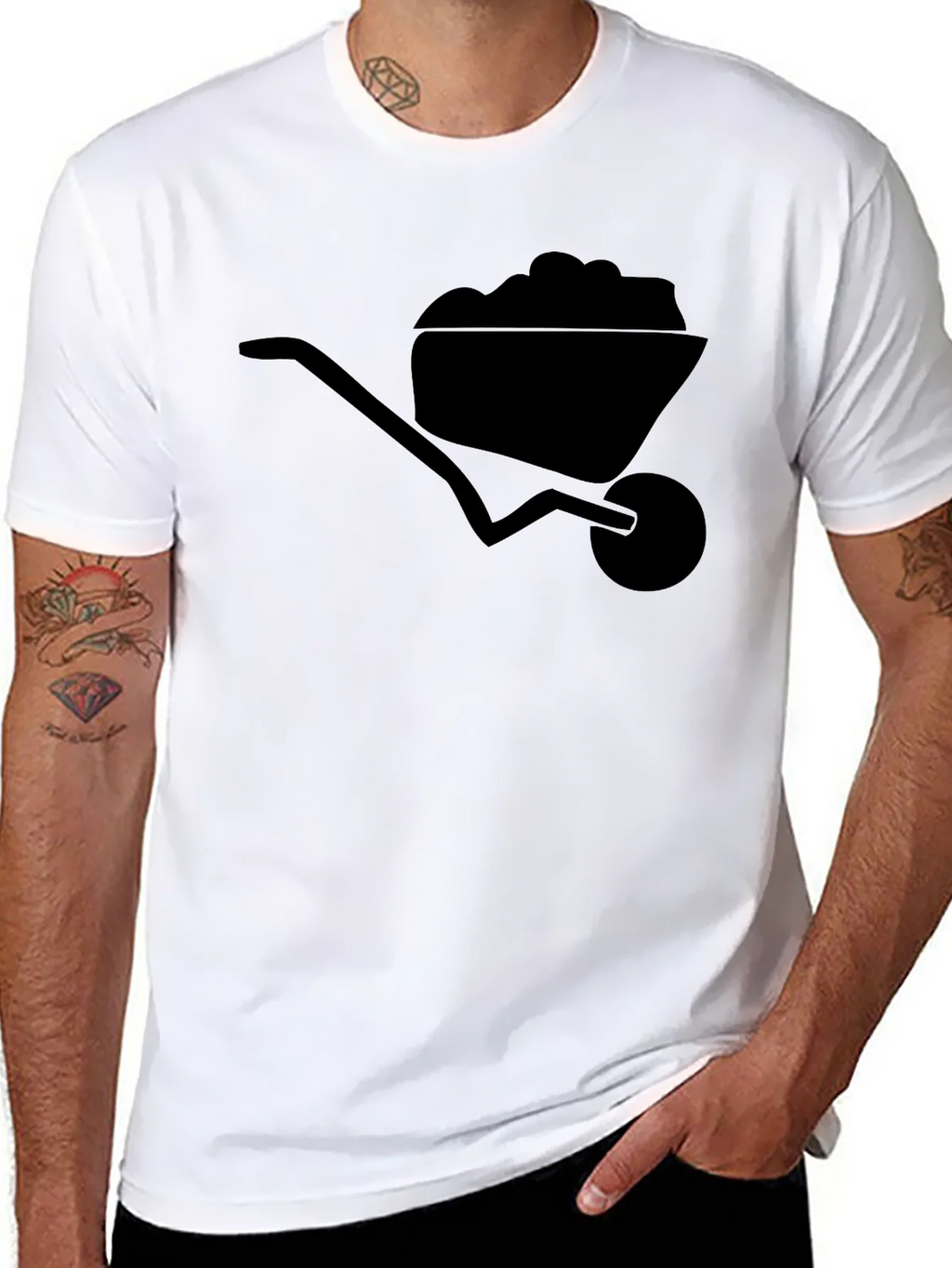 Wheelbarrow Graphic T-Shirt product image 7