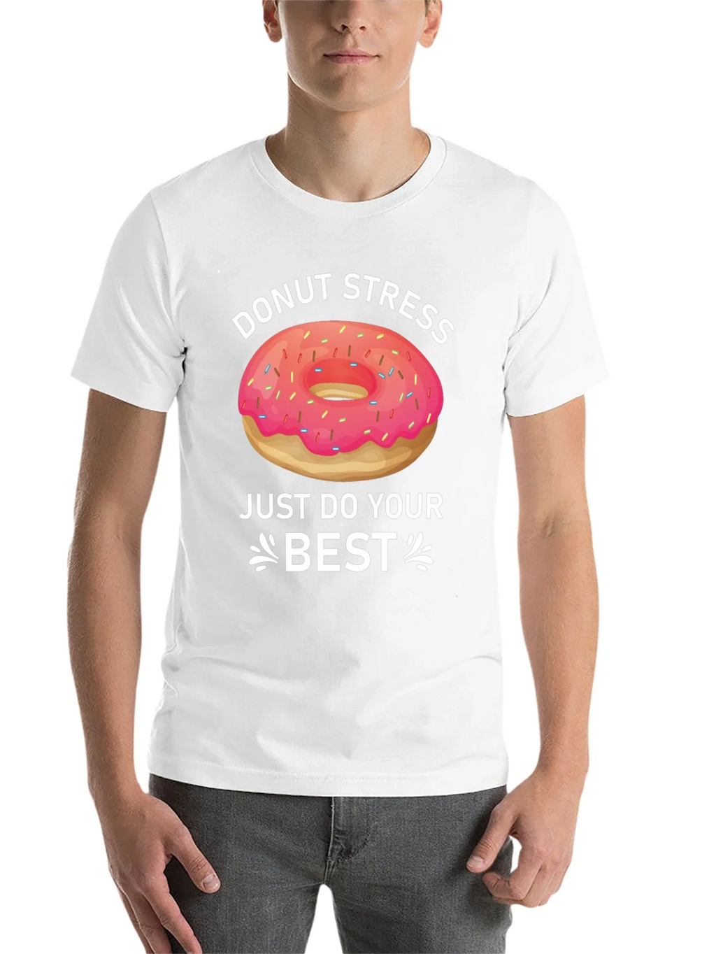 Donut Stress T-Shirt Funny Graphic Tee product image 10