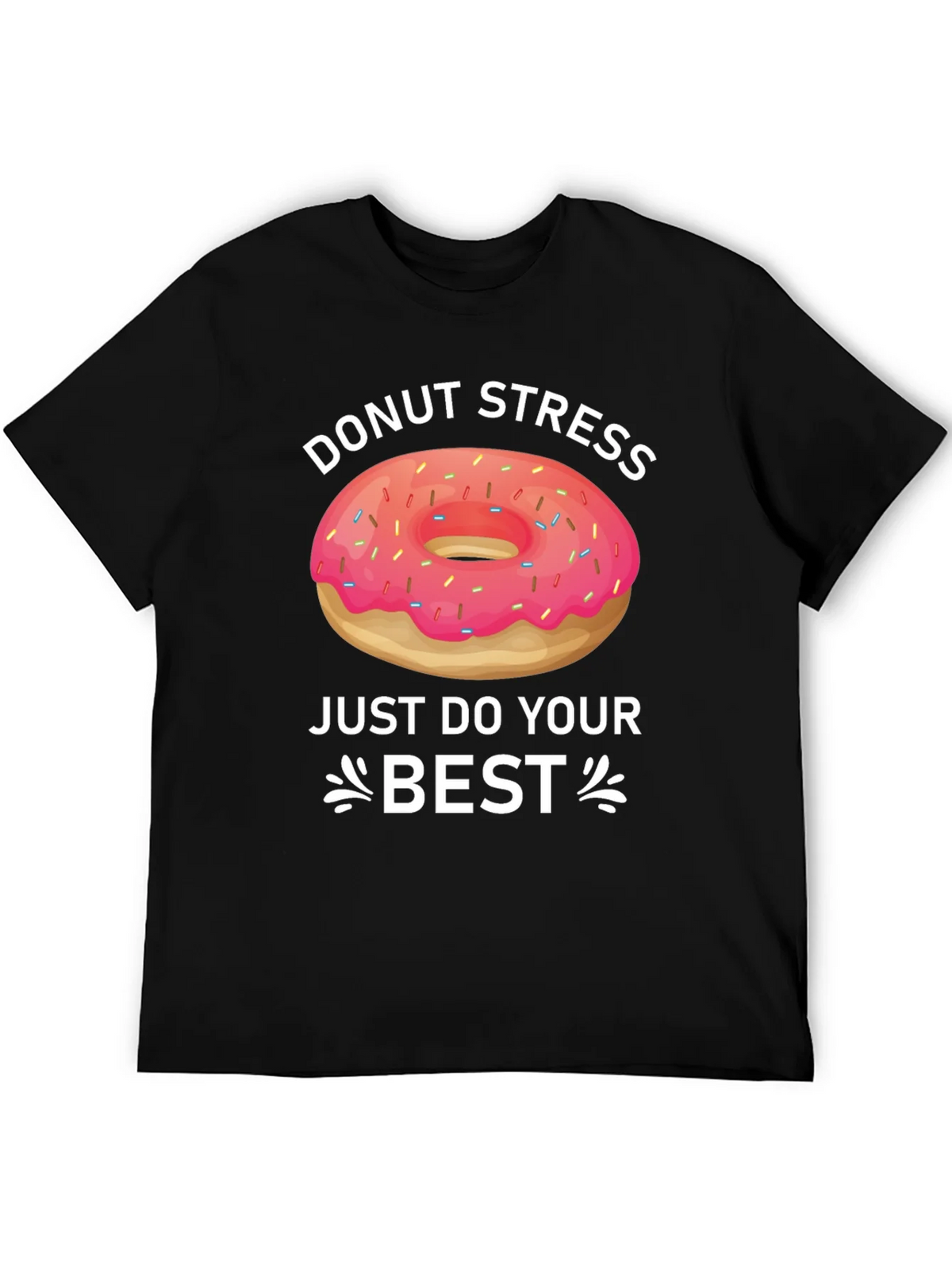 Donut Stress T-Shirt Funny Graphic Tee product image 5