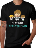 Future Pediatrician Black T-Shirt product image 1