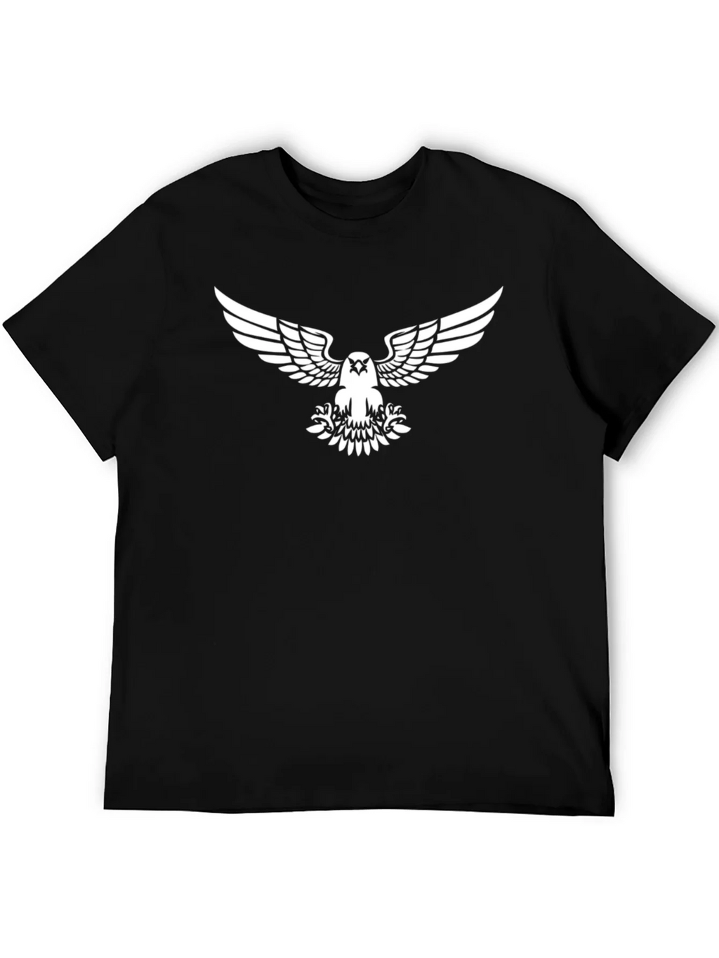 Eagle Graphic Print Black Cotton T-Shirt product image 3