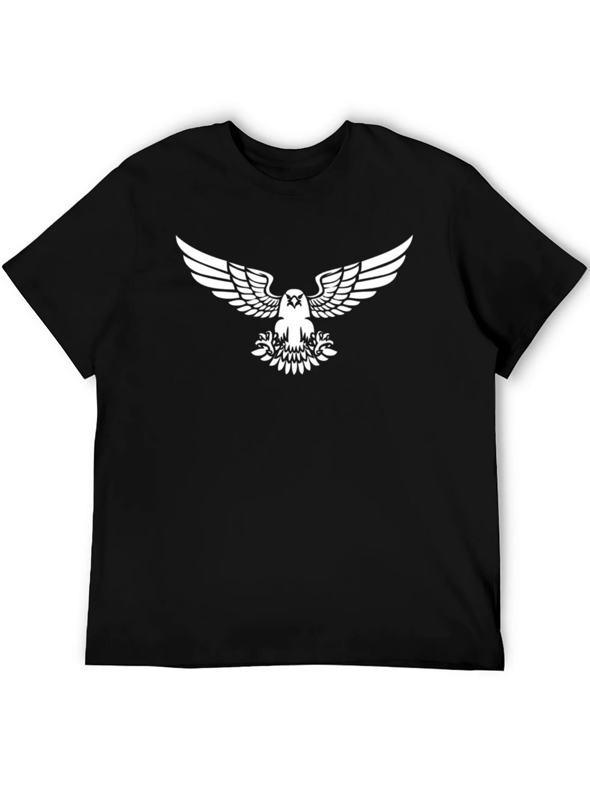 Eagle Graphic Print Black Cotton T-Shirt product image 3