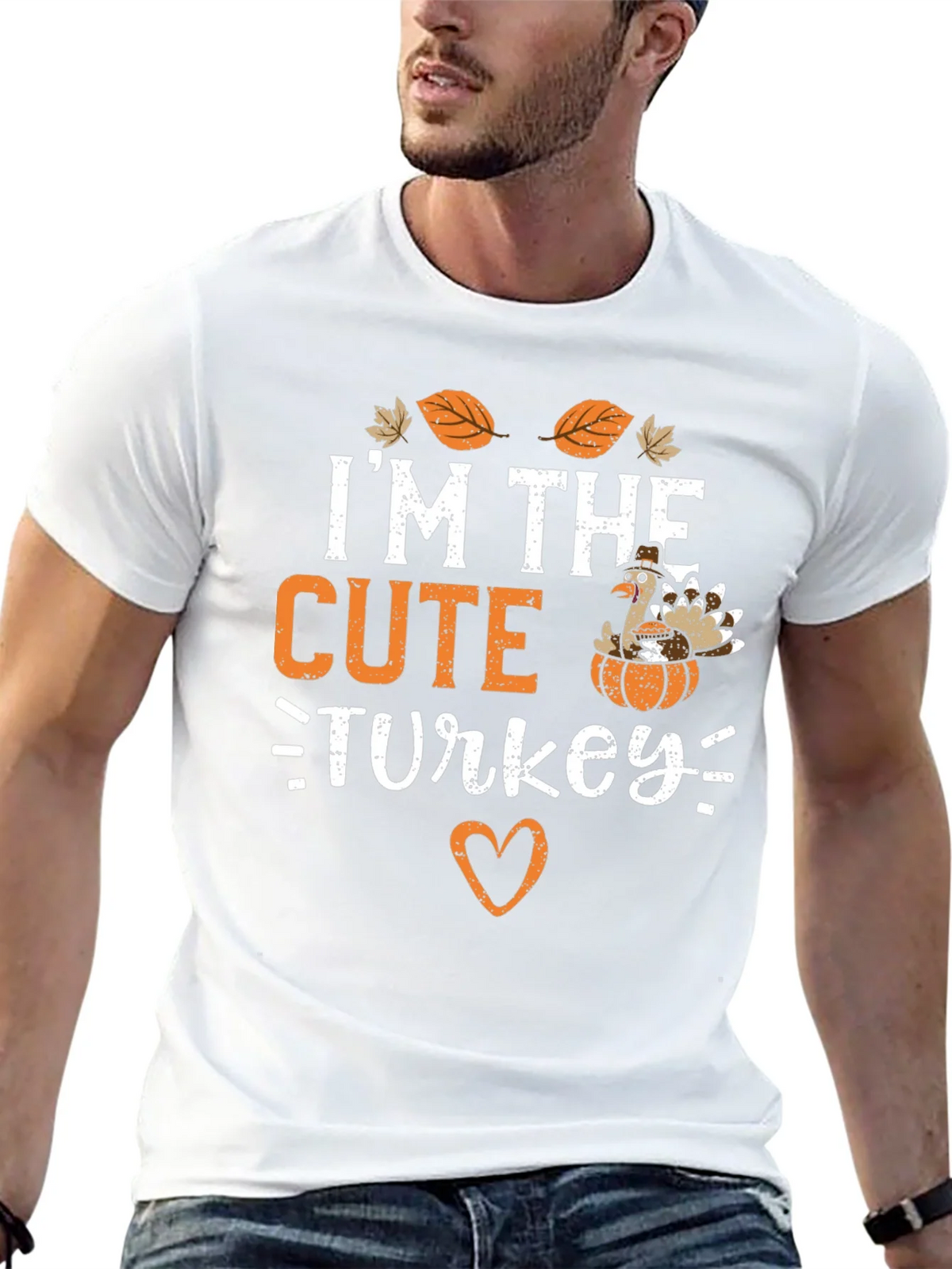 Cute Turkey Thanksgiving T-Shirt product image 12
