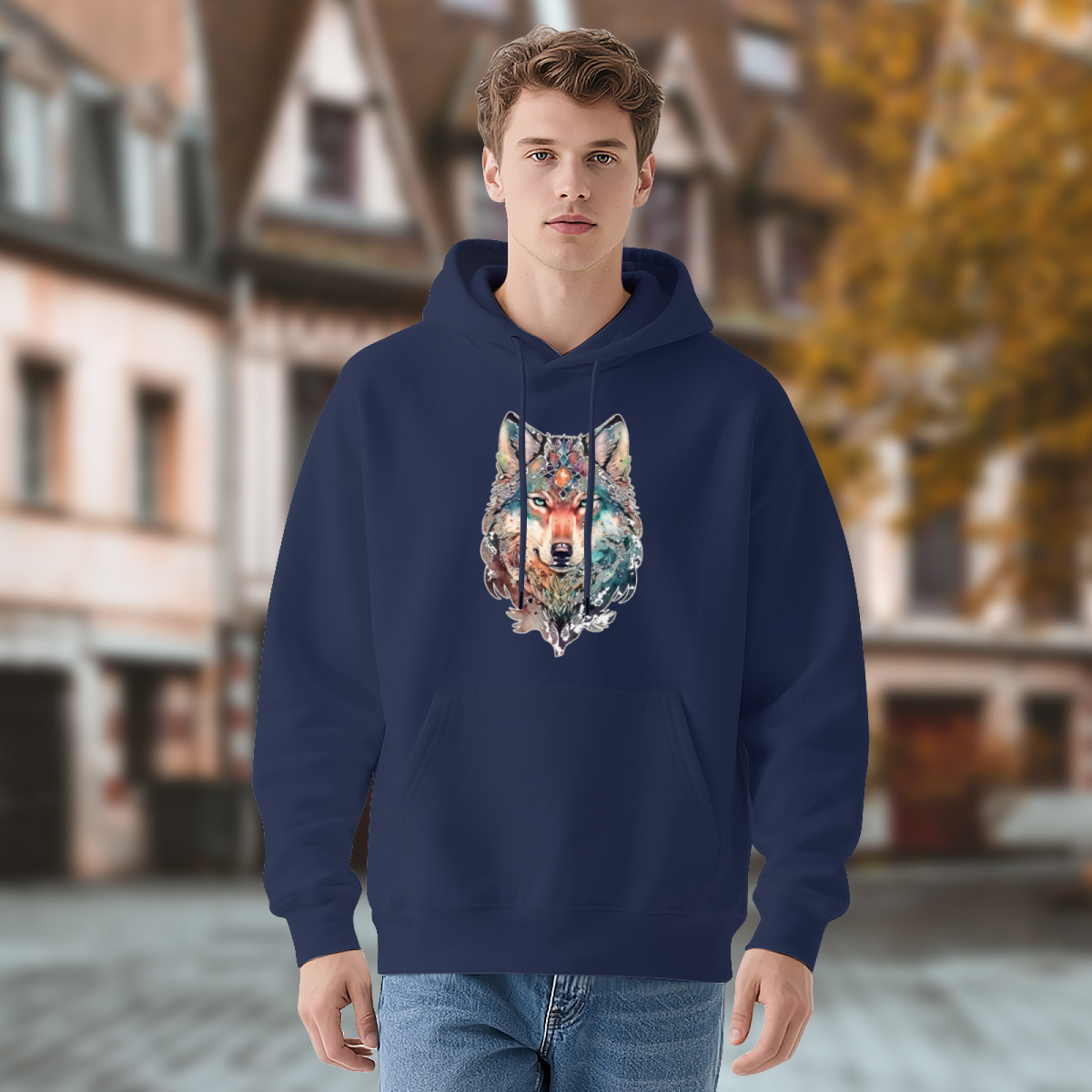 Cosmic Space Hoodie - Unique Graphic Design Pullover product image 4
