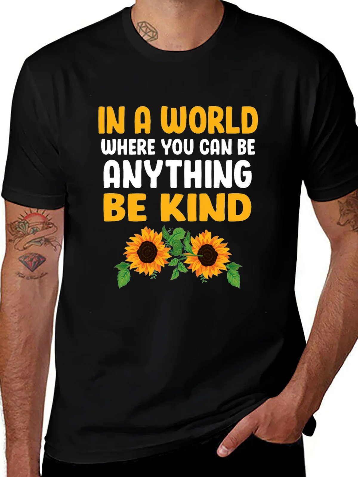 Be Kind Sunflower Graphic Tee product image 1