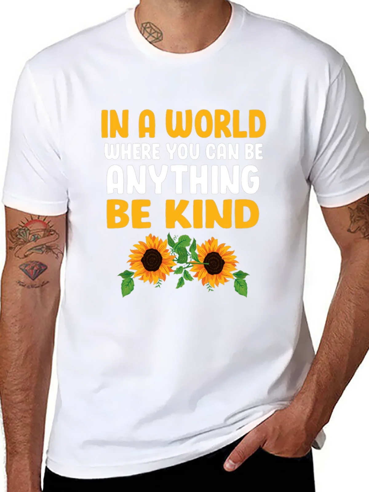 Be Kind Sunflower Graphic Tee product image 7